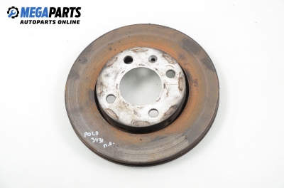 Brake disc for Volkswagen Polo (6N/6N2) 1.4, 60 hp, hatchback, 5 doors automatic, 1998, position: front