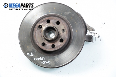 Knuckle hub for Opel Combo 1.3 16V CDTI, 75 hp, passenger, 2008, position: front - right