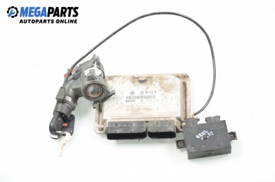 ECU incl. ignition key and immobilizer for Volkswagen Lupo 1.7 SDi, 60 hp, 2000 № Bosch 0 281 010 179