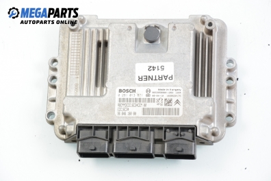 ECU for Peugeot Partner Tepee 1.6 HDi, 75 hp, passenger, 2008 № Bosch 0 281 013 871