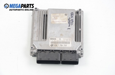 ECU for BMW 5 (E60, E61) 3.0 d, 218 hp, sedan automatic, 2004 № Bosch 0 281 011 224
