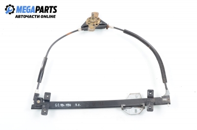 Macara geam cu acționare manuală pentru Volkswagen Golf II 1.3, 55 cp, 3 uși, 1989, poziție: stânga