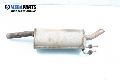 Muffler for Fiat Multipla 1.6 16V Bipower, 103 hp, 2001