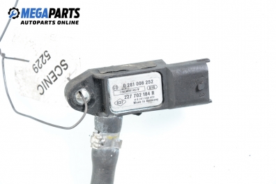 Drucksensor abgase for Renault Scenic II 1.9 dCi, 120 hp, 2009 № Bosch 0 281 006 252