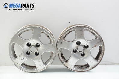 Alloy wheels for Peugeot 206 (1998-2006) 15 inches, width 6 (The price is for two pieces)