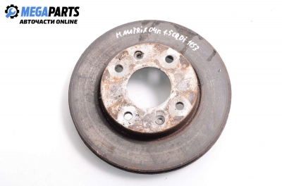 Disc de frână for Hyundai Matrix 1.5 CRDi, 82 hp, 2004, position: fața