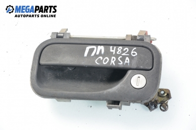 Außengriff für Opel Corsa B 1.0 12V, 54 hp, 3 türen, 2000, position: links