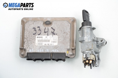 ECU cu cheie de contact pentru Audi A3 (8L) 1.8, 125 cp, 3 uși, 1996 № Bosch 0 261 204 126/127