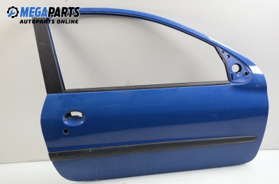 Tür für Peugeot 206 1.9 D, 69 hp, hecktür, 3 türen, 1999, position: rechts