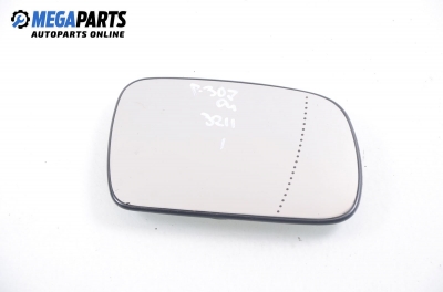 Mirror glass for Peugeot 307 2.0 16V, 136 hp, station wagon automatic, 2004, position: right