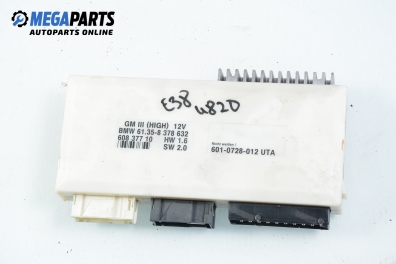 Module for BMW 7 (E38) 2.5 TDS, 143 hp automatic, 1998 № BMW 61.35-8 378 632