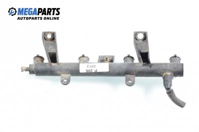 Fuel rail for Peugeot 206 1.4, 75 hp, hatchback, 5 doors, 1998