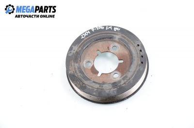 Damper pulley for Peugeot 206 1.4, 88 hp, station wagon, 2004