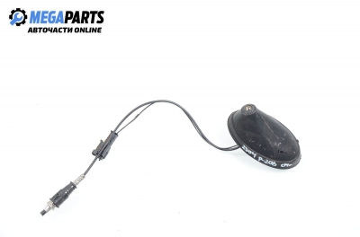 Antenna for Peugeot 206 1.4, 88 hp, station wagon, 2004