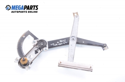 Macara geam cu acționare manuală pentru Mercedes-Benz 190 (W201) 2.0 D, 75 cp, 1987, poziție: stânga - fața