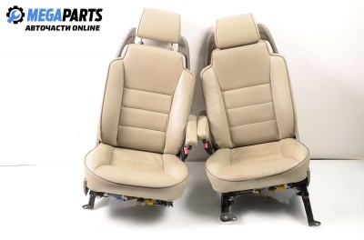 Leather seats with electric adjustment for Land Rover Discovery II (L318) 4.0, 185 hp automatic, 2002