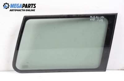 Vent window for Mitsubishi Pajero 2.5 TDI, 99 hp, 5 doors automatic, 1992, position: rear - right