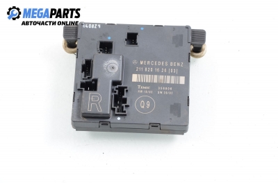 Door module for Mercedes-Benz E W211 3.2 CDI, 177 hp, station wagon automatic, 2005, position: right № 211 820 16 26 03