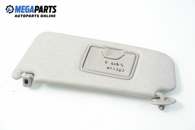 Sun visor for Toyota Celica VII (T230) 1.8 16V VVT-i, 143 hp, 2001, position: left