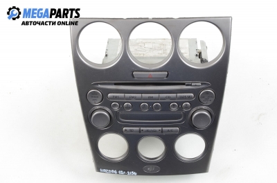 CD player for Mazda 6 2.0 DI, 136 hp, station wagon, 2002