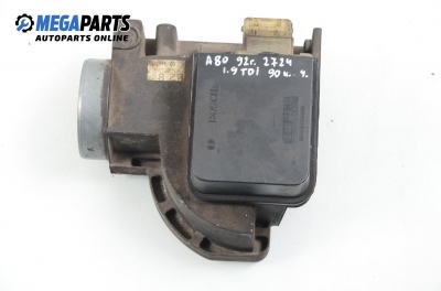 Air mass flow meter for Audi 80 (B4) 1.9 TDI, 90 hp, sedan, 1992 № Bosch 0 281 002 072