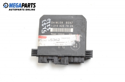 Door module for Mercedes-Benz E-Class 210 (W/S) 2.2 CDI, 125 hp, station wagon, 1999, position: front - right № A 210 820 76 26