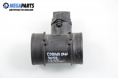 Air mass flow meter for Opel Corsa C 1.2, 75 hp, 3 doors, 2004 № BOSCH 0 280 218 031