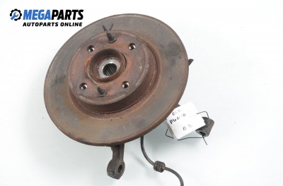 Knuckle hub for Fiat Punto 1.2, 60 hp, hatchback, 3 doors, 2008, position: front - left