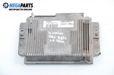 ECU for Renault Megane 1.6, 90 hp, coupe automatic, 1996 № Siemens S105300201E