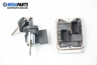 ECU incl. ignition key and immobilizer for Opel Corsa B 1.0 12V, 54 hp, 3 doors, 2000 № Bosch 0 261 204 058
