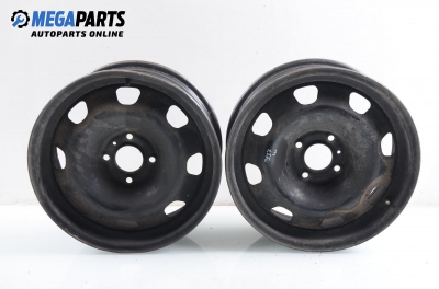 Steel wheels for Peugeot 307 (2001-2008) 16 inches, width 6.5 (The price is for two pieces)