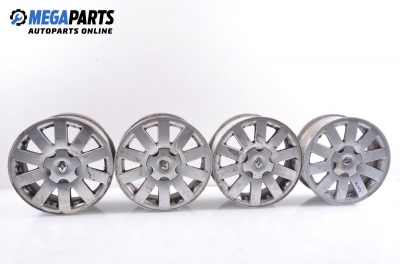 Alloy wheels for Renault Laguna (2001-2008) 16 inches, width 6.5 (The price is for the set)