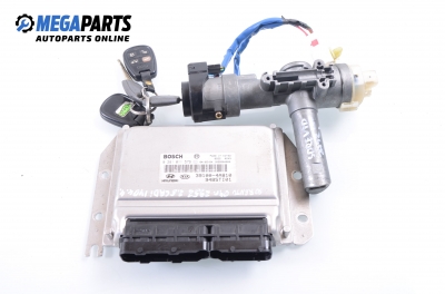 ECU incl. ignition key for Kia Sorento 2.5 CRDi, 140 hp, 2004 № Bosch 0 281 011 579