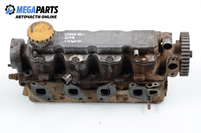 Engine head for Opel Corsa B 1.4, 60 hp, 3 doors, 1993