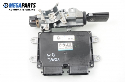 ECU incl. ignition key for Mazda 6 1.8, 120 hp, hatchback, 2003 № L829 18 881D