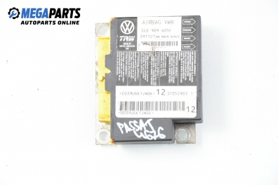 Steuermodul airbag for Volkswagen Passat (B6) 2.0 TDI, 140 hp, combi, 2006 № 3C0 909 605 F