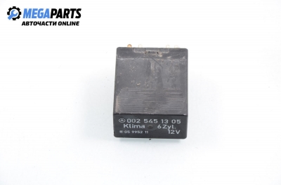 Air conditioning relay for Mercedes-Benz W124 2.6, 160 hp, sedan, 1990 № 002 545 13 05