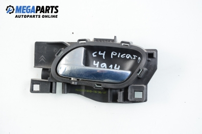 Inner handle for Citroen C4 Picasso 2.0 HDi, 136 hp automatic, 2007, position: front - left № 96555518VD