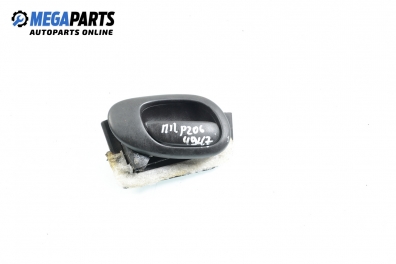 Inner handle for Peugeot 206 1.9 D, 69 hp, hatchback, 5 doors, 2000, position: front - left