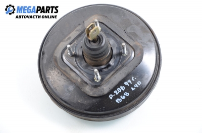 Brake servo for Peugeot 206 1.9 D, 69 hp, hatchback, 1999