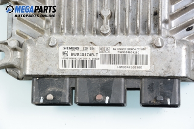 ECU für Citroen C2 1.4 HDi, 68 hp, 2003 № Siemens 5WS40174B