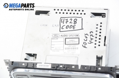 CD player for Ford Focus II 1.6 TDCi, station wagon, 2006 Code 4728