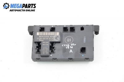 Door module for Mercedes-Benz C W203 2.2 CDI, 143 hp, coupe automatic, 2002, position: right № 203 820 56 26