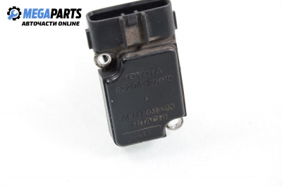 Air mass flow meter for Toyota Avensis 2.0 D-4D, 116 hp, hatchback, 2003 № 22204-27010