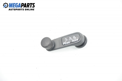 Door handle for Peugeot 206 1.4, 75 hp, hatchback, 2000, position: rear - left