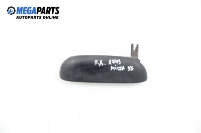 Outer handle for Nissan Micra 1.0, 54 hp, hatchback, 5 doors, 1997, position: front - right