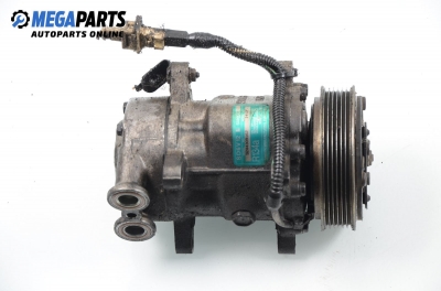 Kompressor klimaanlage für Peugeot 206 1.4, 75 hp, hecktür, 5 türen, 2001 № Sanden SD6V12