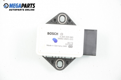 Sensor ESP für Honda Civic VIII 1.8, 140 hp, hecktür, 5 türen, 2006 № Bosch 0 265 005 649