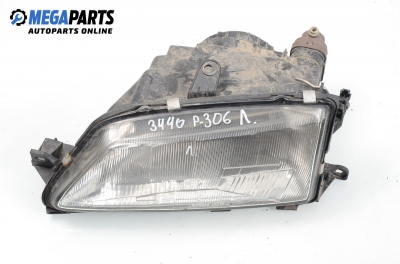 Headlight for Peugeot 306 1.4, 75 hp, hatchback, 3 doors, 1995, position: left