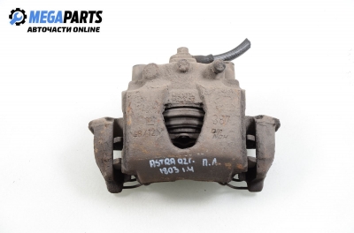 Caliper for Opel Astra F 1.4, 60 hp, 3 doors, 1992, position: front - left